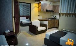 اتاق یک خوابه 5 تخته هتل آدینه