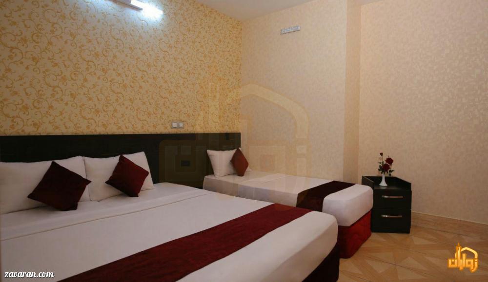 رزرو اتاق سه تخته هتل ایثار مشهد