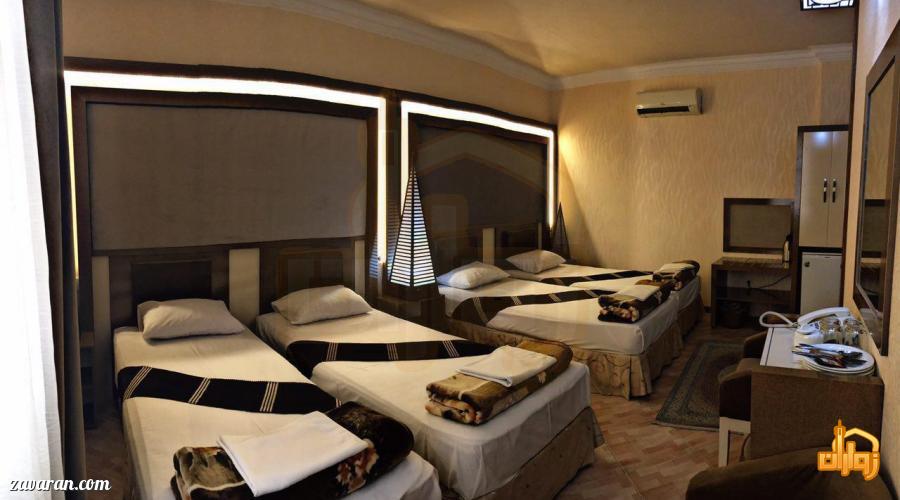 رزرو اتاق چهار تخته هتل پارسه مشهد