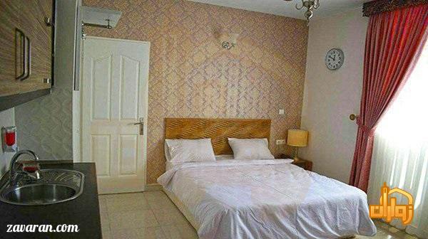 رزرو اتاق دو تخته هتل آپارتمان معین درباری مشهد