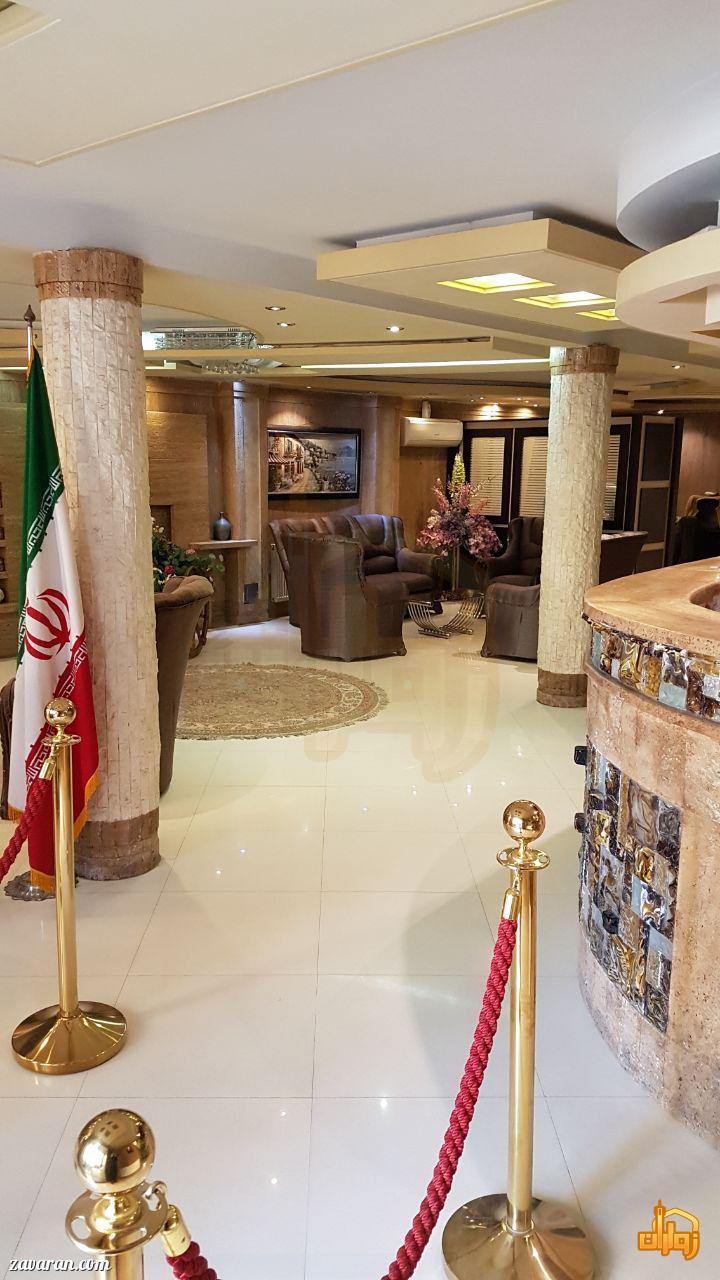 لابی و فضای داخلی هتل آپارتمان یاسین مشهد