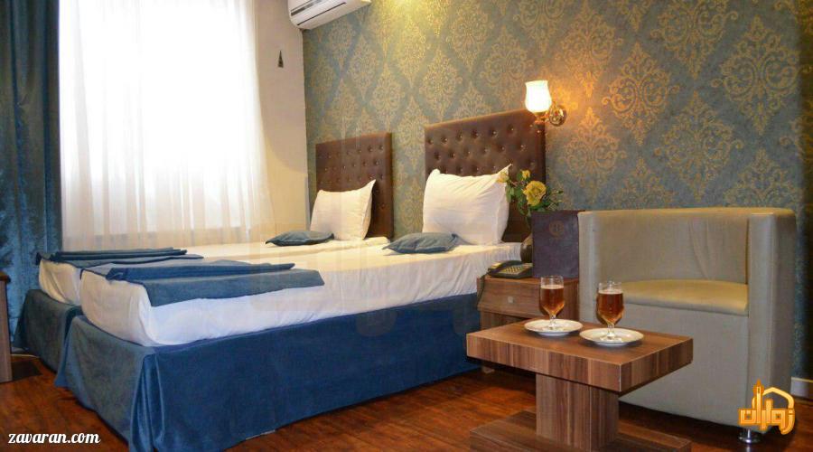 رزرو اتاق دو تخته هتل جواهری مشهد