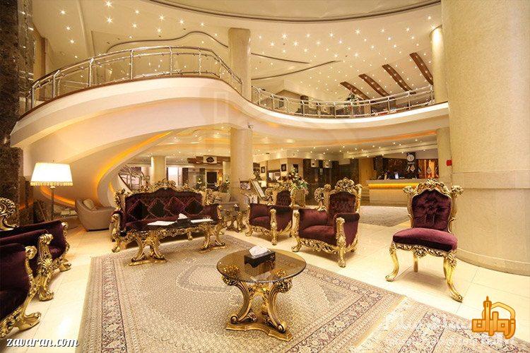 لابی و فضای داخلی هتل توحید نوین مشهد