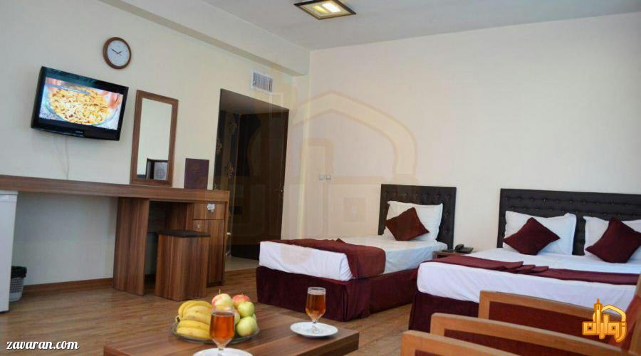 رزرو اتاق سه تخته هتل جواهری مشهد