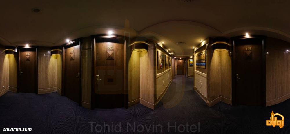 راهرو هتل توحید نوین مشهد