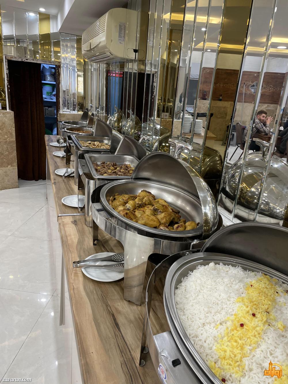 منو غذایی هتل آپارتمان عالی نو