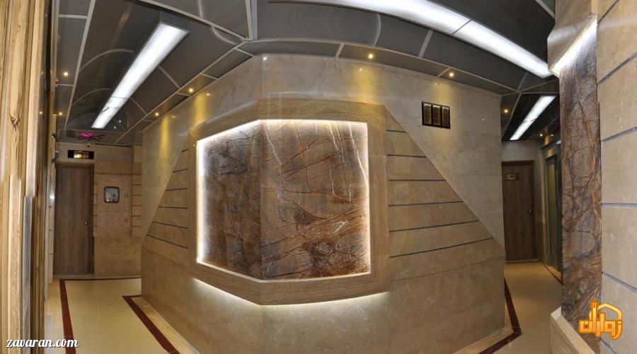 راهروهای هتل مرمر مشهد