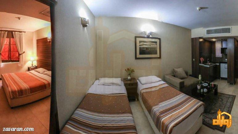 رزرو اتاق یک خوابه هتل آرامیس مشهد