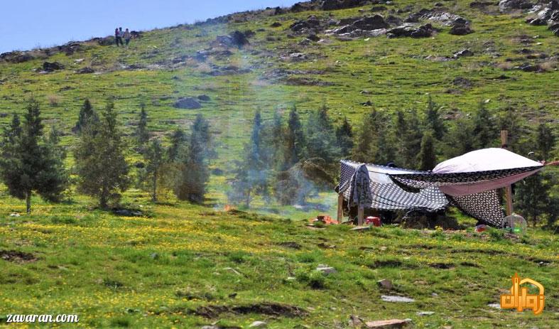 طبیعت روستای عنبران طرقبه شاندیز