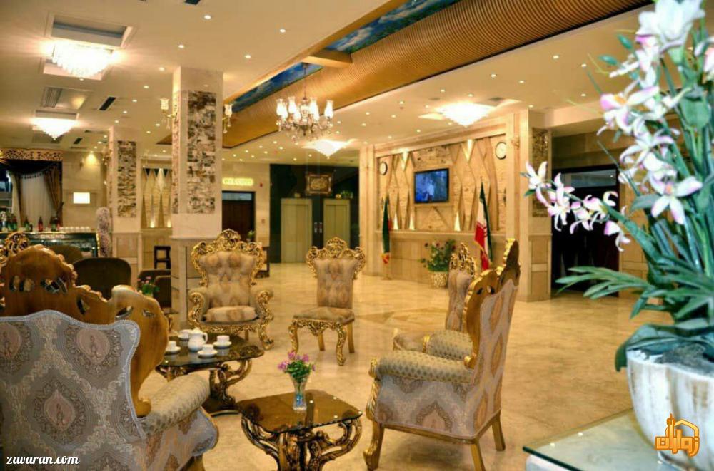 فضای داخلی هتل جاوید مشهد