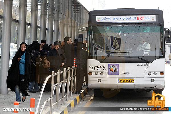 حمل و نقل عمومی در مشهد 
