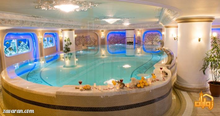 استخر هتل قصر طلایی مشهد