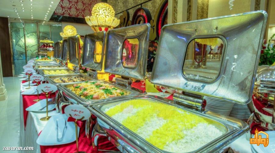 بوفه غذای هتل کیانا مشهد