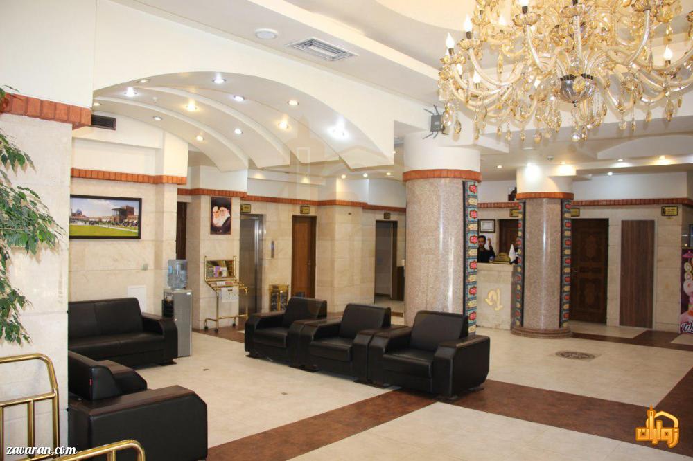 فضای داخلی هتل چهارباغ مشهد