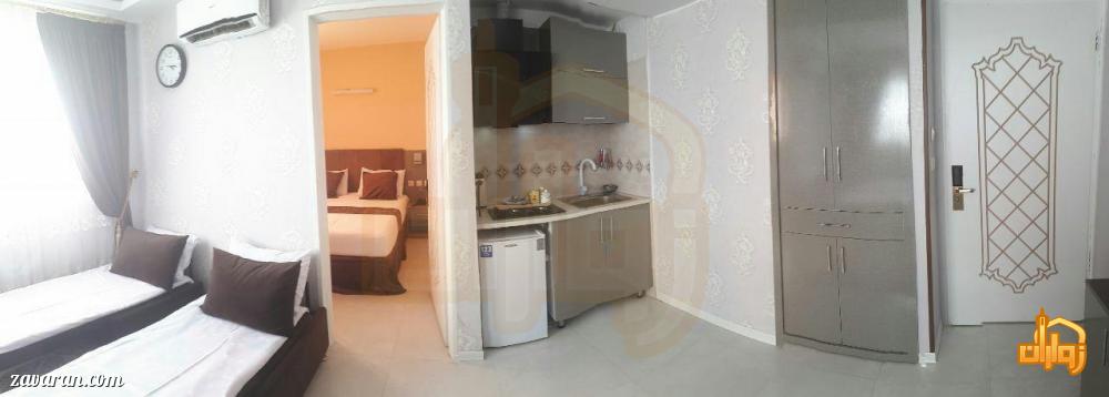 رزرو اتاق یک خوابه 4 تخته هتل یزدان مشهد