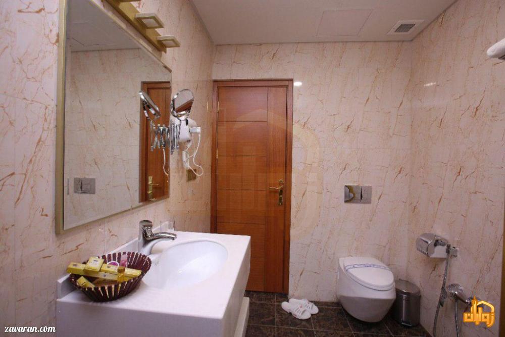 سرویس بهداشتی اتاق های هتل سارینا مشهد