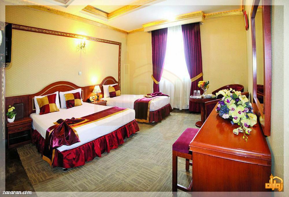 رزرو اتاق سه تخته هتل میامی مشهد