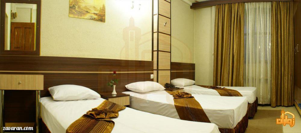 رزرو اتاق سه تخته هتل ابریشم مشهد