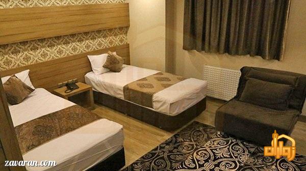 رزرو اتاق سه تخته هتل آتور مشهد