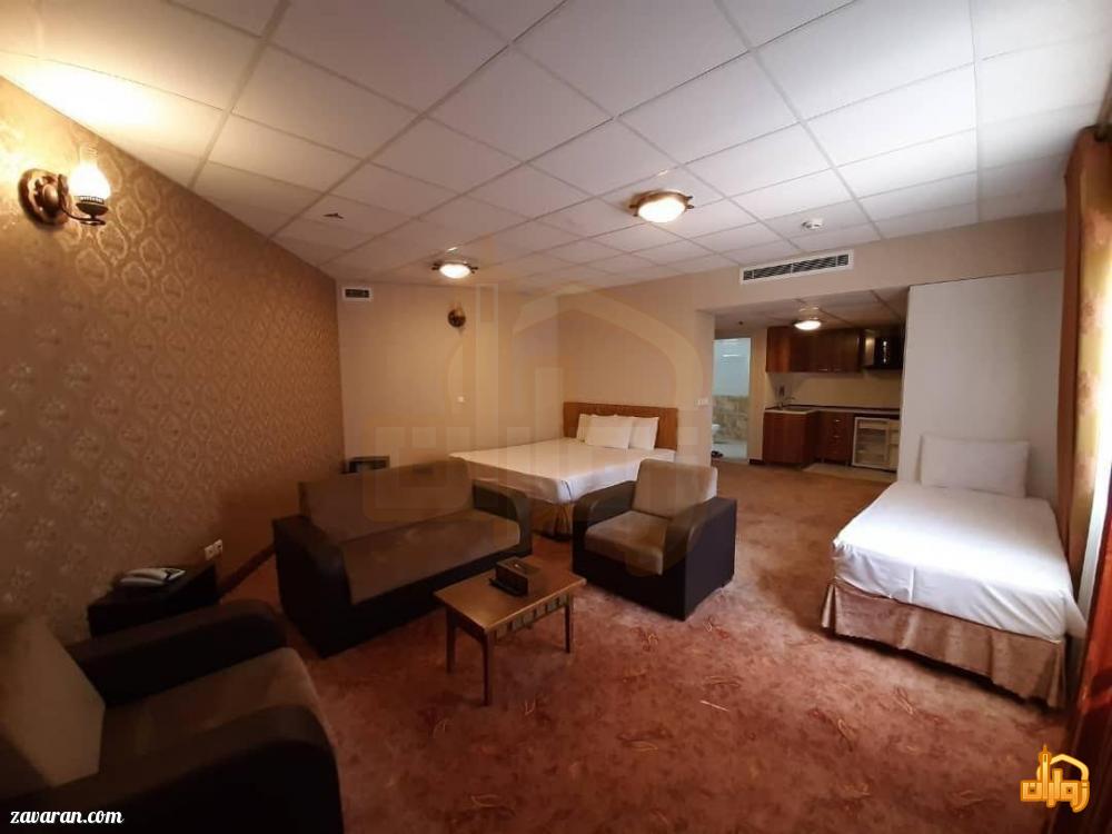 رزرو اتاق سه تخته هتل شارستان طلایی مشهد