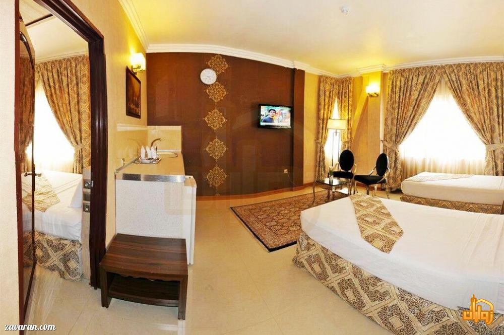 رزرو اتاق یک خوابه هتل منجی مشهد